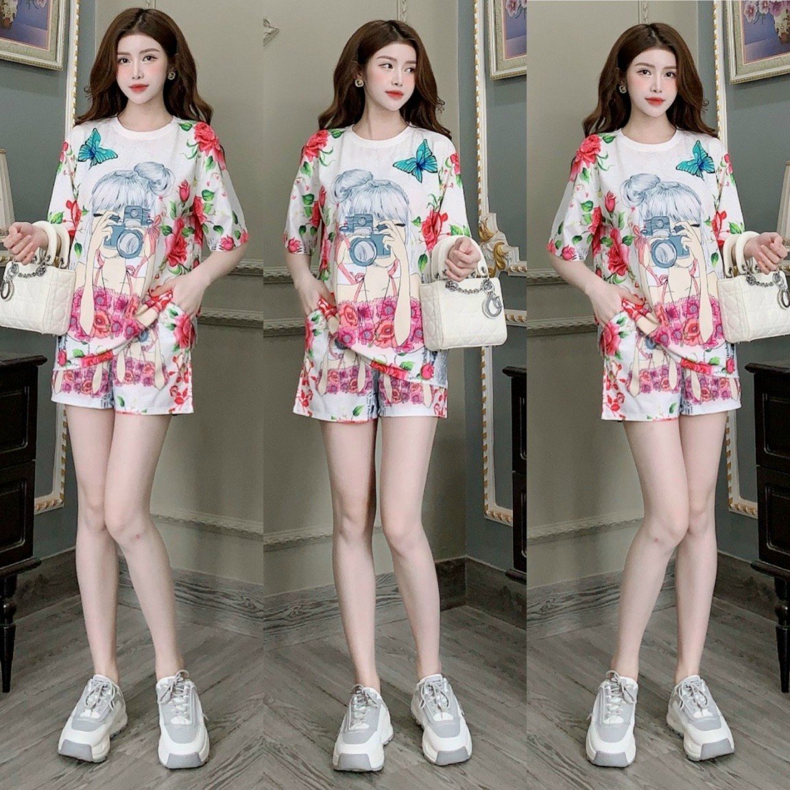 Đồ bộ nữ kiểu đẹp đi chơi, mặc nhà, thể thao đều đẹp với mẫu này